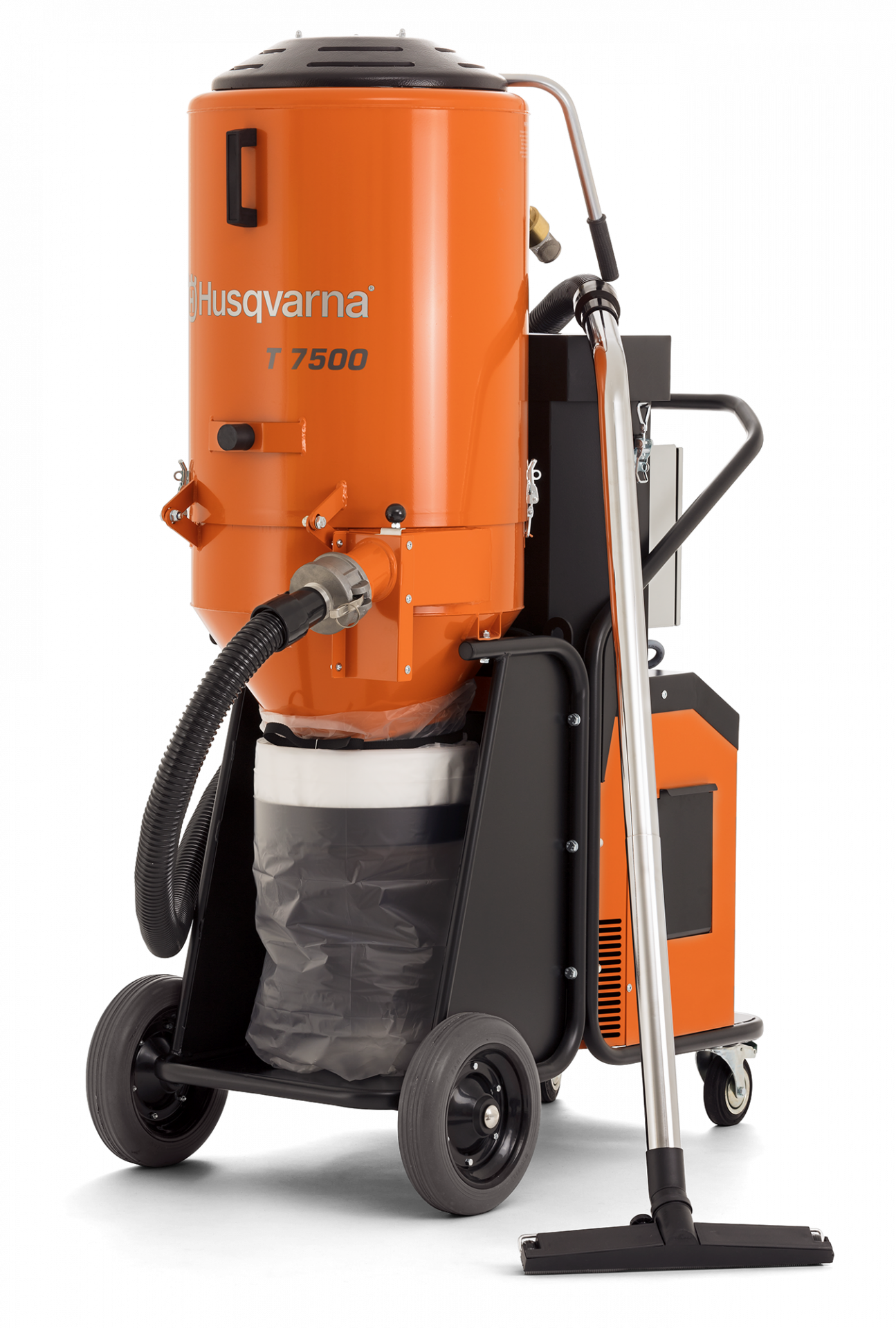 Husqvarna T 7500 háromfázisú HEPA H13 építőipari porszívó termék fő termékképe