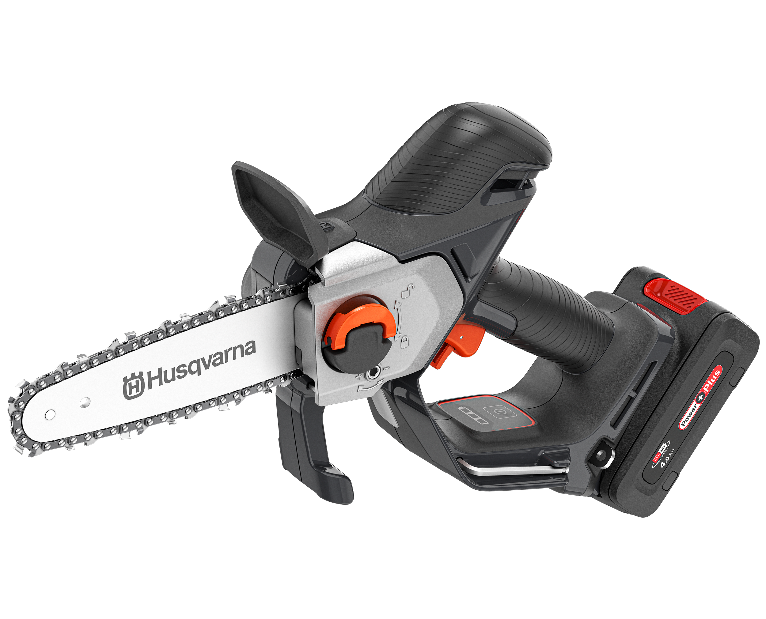 Husqvarna Aspire™ P8X-P4A (6") akkumulátoros ágvágó láncfűrész (1 x 4.0 Ah Power Plus Li-ion akkuval) termék fő termékképe